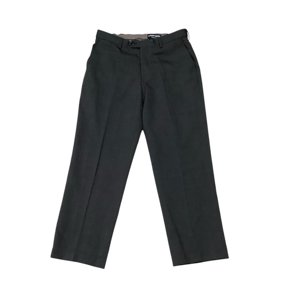Lands’ End Men’s Dress Pants Wool Traditional Fit Charcoal Gray Size 33 / 29 - Picture 1 of 8